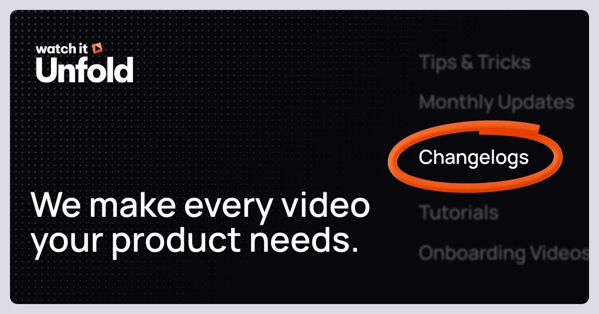 Unfold Studio Product Videos for Software Businesses - Watch It Unfold